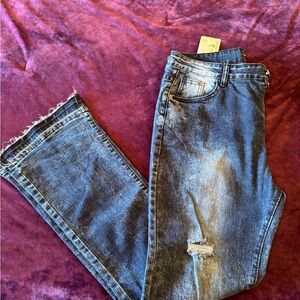 Classic Blue Women's Flare Jeans